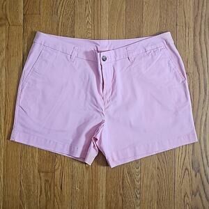 Women's Faded Glory Soft Pink Chino Bermuda Shorts, Size 16